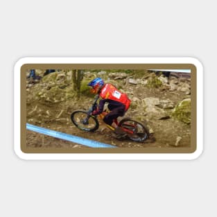 mtb downhill Sticker